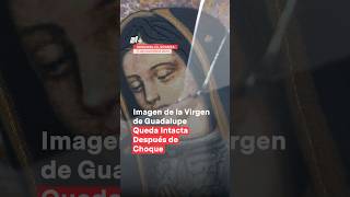 Milagrosamente imagen de Virgen de Guadalupe queda intacta después de choque​​  N Shorts [upl. by Ahsiekel]