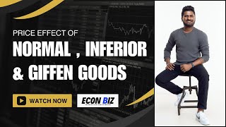 PRICE EFFECT OF NORMAL INFERIOR amp GIFFEN GOODS GCE ADVANCED LEVEL ECONOMICS ENGLISH MEDIUM [upl. by Latona387]