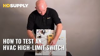 How To Test An HVAC High Limit Switch  HD Supply [upl. by Adnical118]