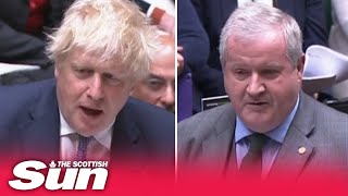 Ian Blackford accuses Boris Johnson of drinking and debauchery after Sue Gray report released [upl. by Ardnala]