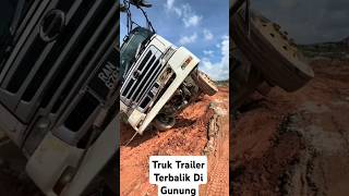 Truk Trailer Di Gunungshortsshortherichanneltrending viralanimasimobiltruktrailerbus truck [upl. by Hubing]