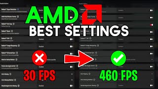 AMD Radeon Software  BEST Settings for Boost FPS amp 0 DELAY UPDATED 2024 [upl. by Grannie]