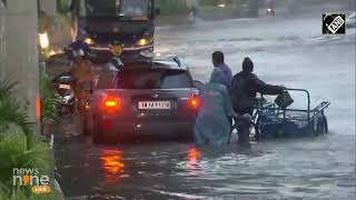 Cyclone Michaung Incessant Rainfall Leads to Flood Situation in Chennai  Tamil Nadu Floods  News9 [upl. by Austen]