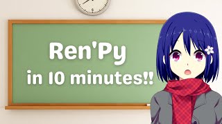 RenPy Tutorial for Beginners  Create a Visual Novel Game with RenPy [upl. by Aliza]