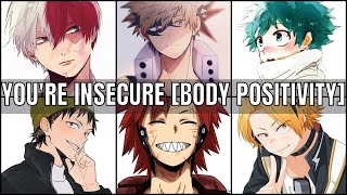 You feel insecure Body Positivity  bnha x Listener  MHA ASMR [upl. by Dorweiler]