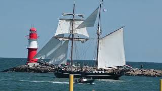 Hanse Sail 2024  Rostock bis Warnemünde [upl. by Anera]