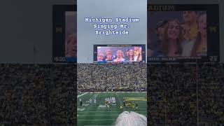 Michigan stadium sings mr brightside [upl. by Lauhsoj]