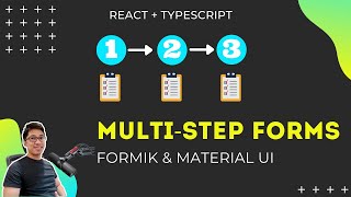 Formik MultiStep Form with Material UI  React JS Forms Tutorial [upl. by Karlie]