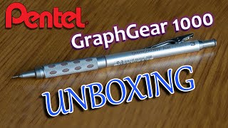 Pentel Graphgear 1000 Unboxing [upl. by Arymahs893]