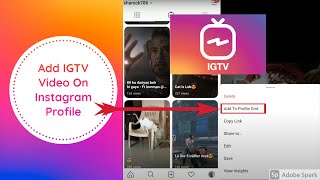 How to Add IGTV Videos on Instagram Profile  Show IGTV Video on Profile Grid  English Tutorial [upl. by Mayhew341]