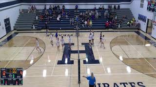 Hudson vs AGWSR High School Girls Varsity Volleyball [upl. by Retsel]