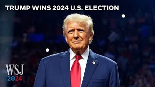 How Trump Defeated Harris for President Key Election Campaign Moments  WSJ [upl. by Llerdnod]