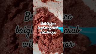 Best diy face brightening scrub 💯 results✨🌸 foryou skincare glowup facemask shorts diy [upl. by Nnyw]