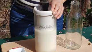 How to make Flax Milk Vegan Milker🌿 [upl. by Trimble252]