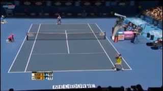 Baghdatis vs Ferrer AO 2010 Highlights  Marcos Comeback [upl. by Cosette]