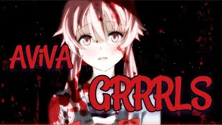 AViVA GRRRLS Nightcore Lyrics [upl. by Ahsiemak]