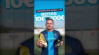 Parte 1 Hoy ponemos a prueba unas botas de 10€ de Temu vs las botas de Jude Bellingham de 300€ ⚽️👟 [upl. by Anitrak]