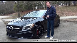 2014 Mercedes CLA 45 AMG 360hp  DRIVE amp SOUND 1080p [upl. by Nylareg]