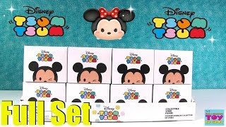 Disney Store Tsum Tsum Exclusive Vinyl Figures Full Set Unboxing  PSToyReviews [upl. by Tews994]