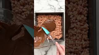 Brown butter Rice Krispies treats with chocolate [upl. by Tiffany253]