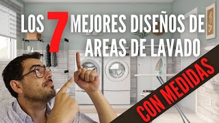 📏 MEDIDAS y DISEÑO de un CUARTO DE LAVADO❓ evita errores [upl. by Deeann]