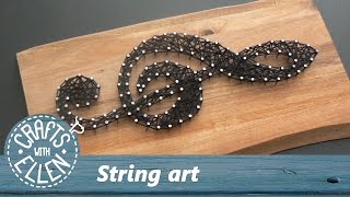 How to make string art  Tutorial [upl. by Claiborn]