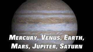 Solar System Song  Planets Song [upl. by Airrotal]