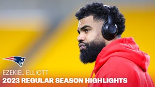 Ezekiel Elliott Top Plays of the 2023 Regular Season [upl. by Mezoff]