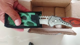 Flipkart knife unboxing india  pocket folding best knife  knives for self defence MAHICRAZY [upl. by Jessalin773]