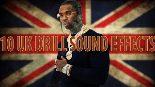 Best UK DRILL Sound Effects used by famous Producers [upl. by Hayimas]