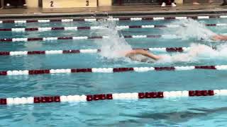 Noah Powers 50 freestyle vs Pottsville [upl. by Merrile]