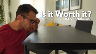 IKEA SANDSBERG TABLE review  After 6 Months [upl. by Janus]