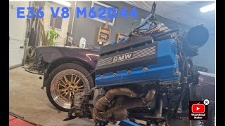 E36 v8 Motor Krümmer Getriebeaufnahme [upl. by Aholah]