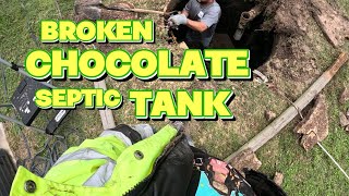 Cleaning and Removing a BROKEN Septic Tank Lid [upl. by Sholom]