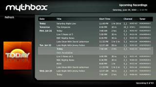 XBMC Mythbox Demo [upl. by Feltie518]