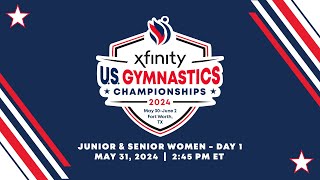 2024 Xfinity US Gymnastics Championships  Junior amp Senior Women  Day 1 [upl. by Samford]