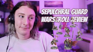 Sepulchral Guard Warband Warscroll review for the new Underworlds Edition [upl. by Nnylyoj]