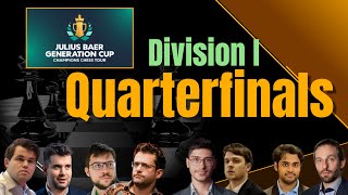 The Julius Baer Generation Cup  2024 Champions Chess  DIVISION I Quarterfinals  Sep 27 [upl. by Gina]