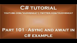 Async and await in C example [upl. by Orabelle]