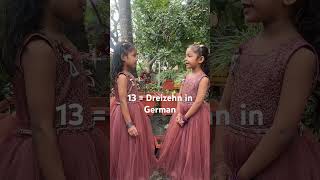 13  Dreizehn in German germany germanlanguage [upl. by Eneja]