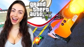 GTA 5 Online  ROCKET CAR RACES [upl. by Umeko705]