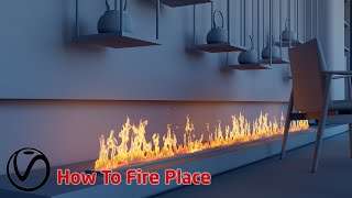 VRay 6 For SketchUp  008 How To Create Fireplace VRay Emissive [upl. by Erin]