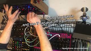 Making electronic music Analog synths DFAM and Behringer EDGE patches LIVE demo Workflow process [upl. by Ezra607]