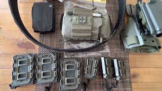 Kore Essentials battle belt w GCode Scorpion mag pouch HSG reflex IFAK Tier1 Concealed Centurion [upl. by Thrift]