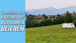 Camperplaats Bauernhof Ruhsamer in Beieren  Vlog 57 [upl. by Rowan]