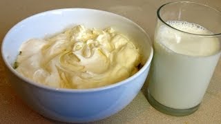 TURN MILK INTO WHIPPED CREAM  HOMEMADE [upl. by Fendig]