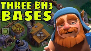 3 GREAT Base Designs for Builder Hall 3 BH3 in Clash Of Clans [upl. by Esmond]