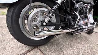 Harley Davidson Sportster Hammer Performance 1275 kit Vance amp Hines Straight Shots [upl. by Gussy]