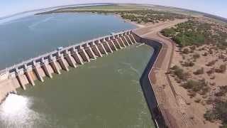 Bloemhof dam from above [upl. by Sallad585]