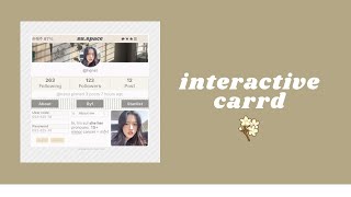 blog themed interactive carrd tutorial pt 1 [upl. by Sire]